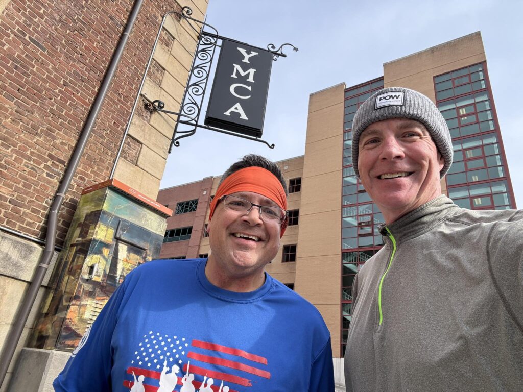 Matt Carlson, CEO of Boundless Moving & Storage and Matt Ryerson, President & CEO, YMCA of East Tennessee